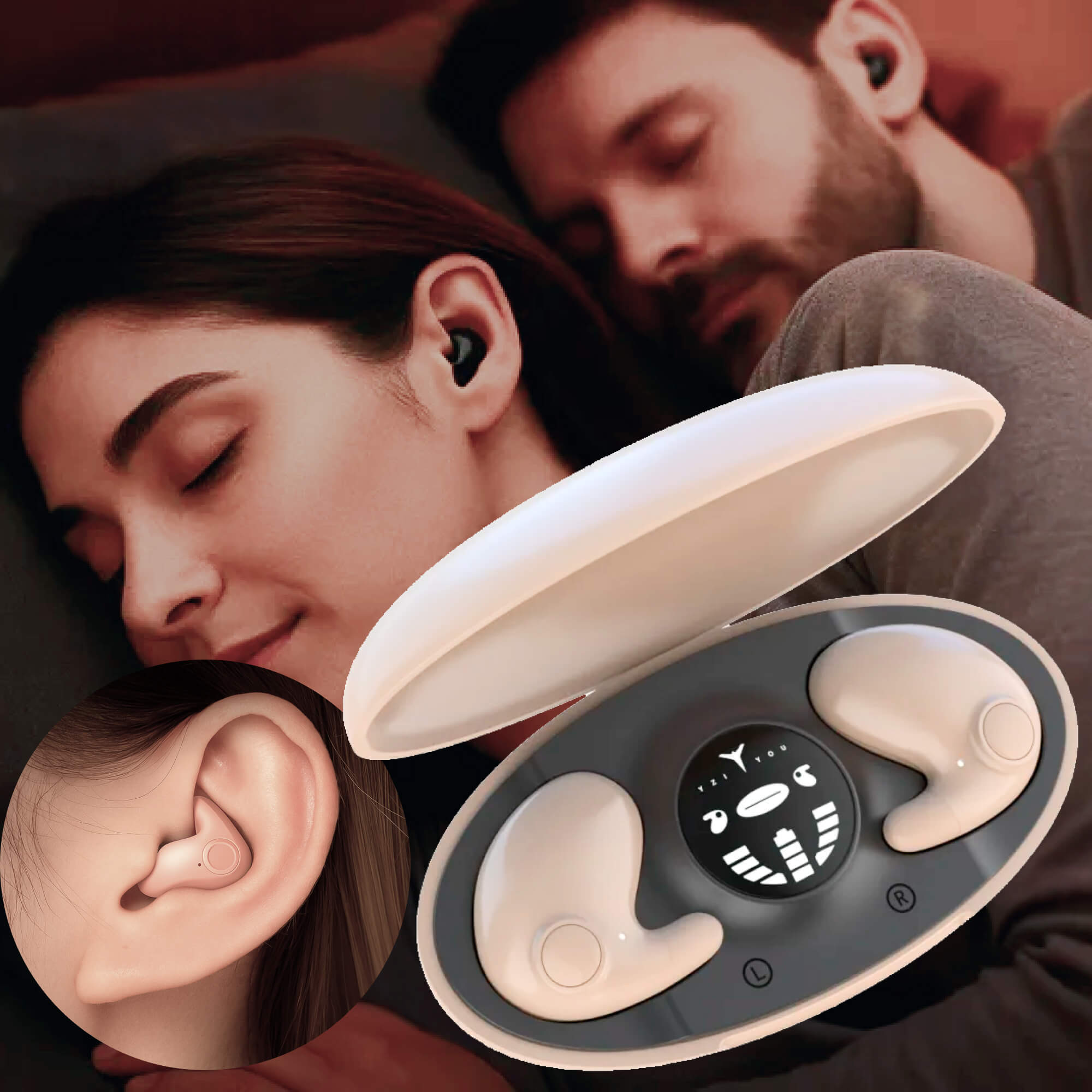 DreamBeats Sleep Earplugs – Invisible Comfort with Noise Cancelling