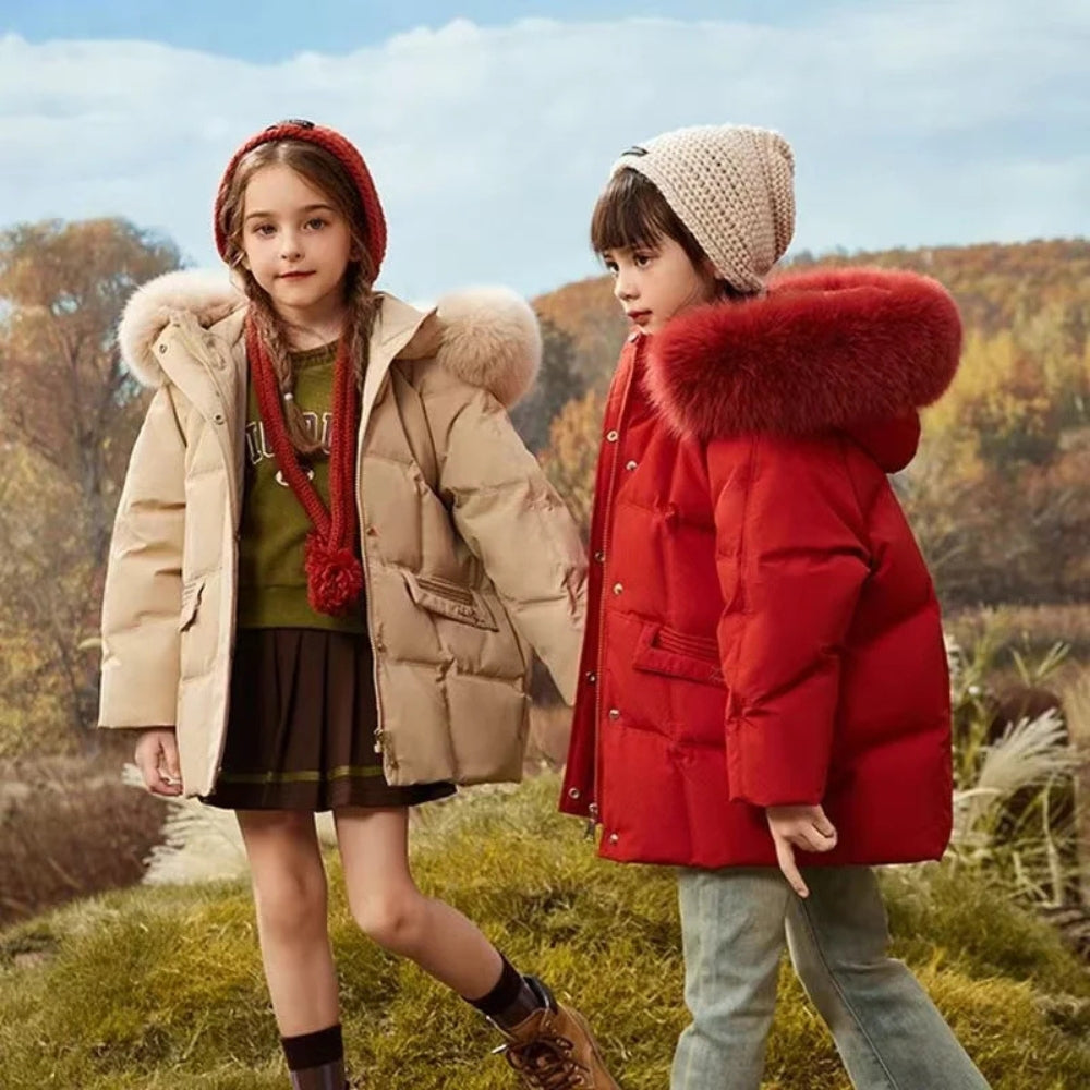 Children's Winter Coat with Down – Warm, Light and Comfortable