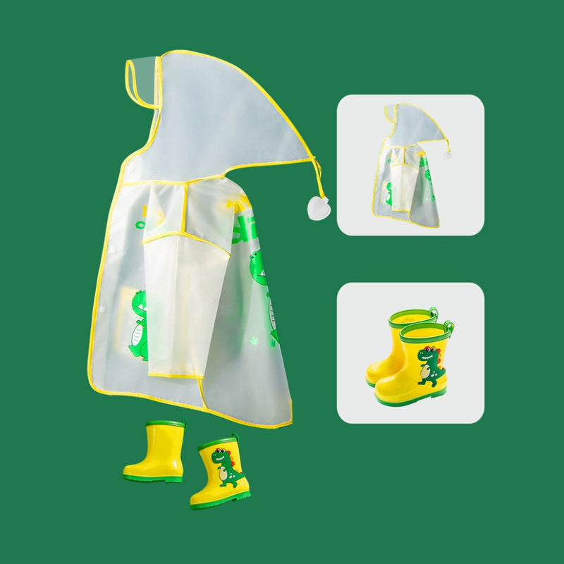 Magical Children's Raincoat – Protective and Playful in the Rain