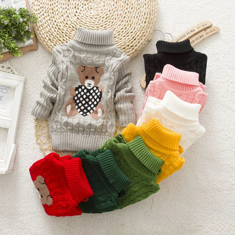 Kids Teddy Knit Jumper – Cosy Cable Design