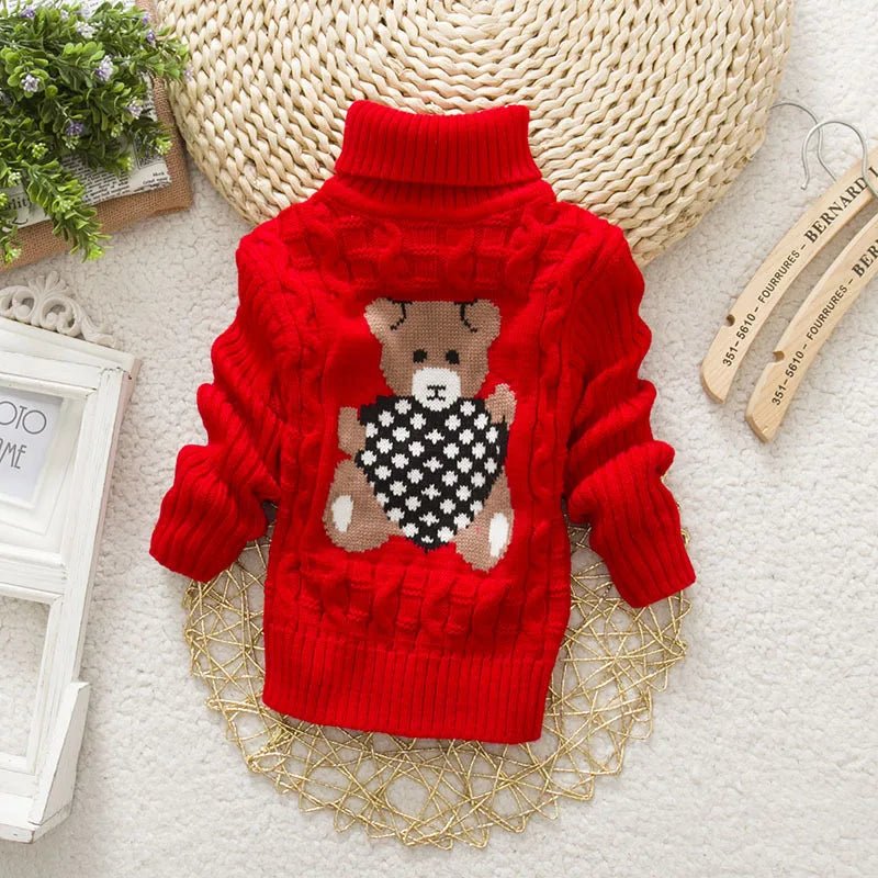 Kids Teddy Knit Jumper – Cosy Cable Design