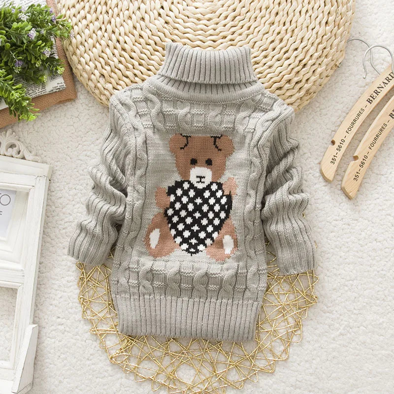 Kids Teddy Knit Jumper – Cosy Cable Design