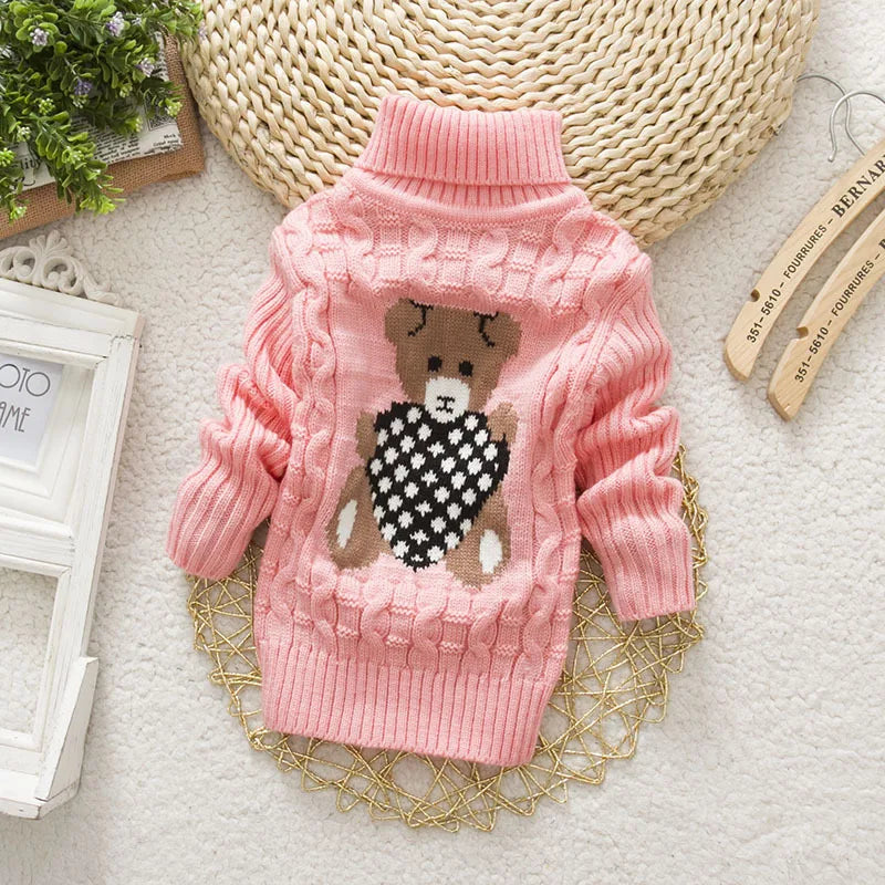 Kids Teddy Knit Jumper – Cosy Cable Design