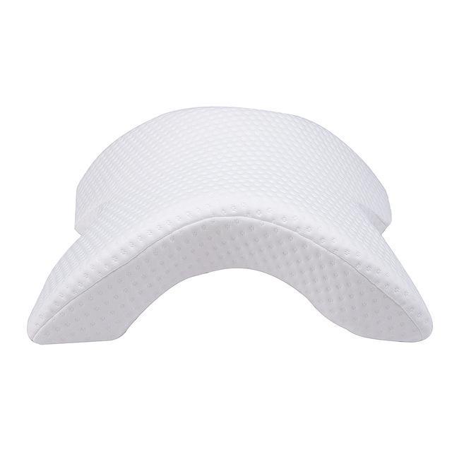 Ergonomic Neck Support Pillow Made of Polyester Fiber – Comfort & Support for Sleep or Rest