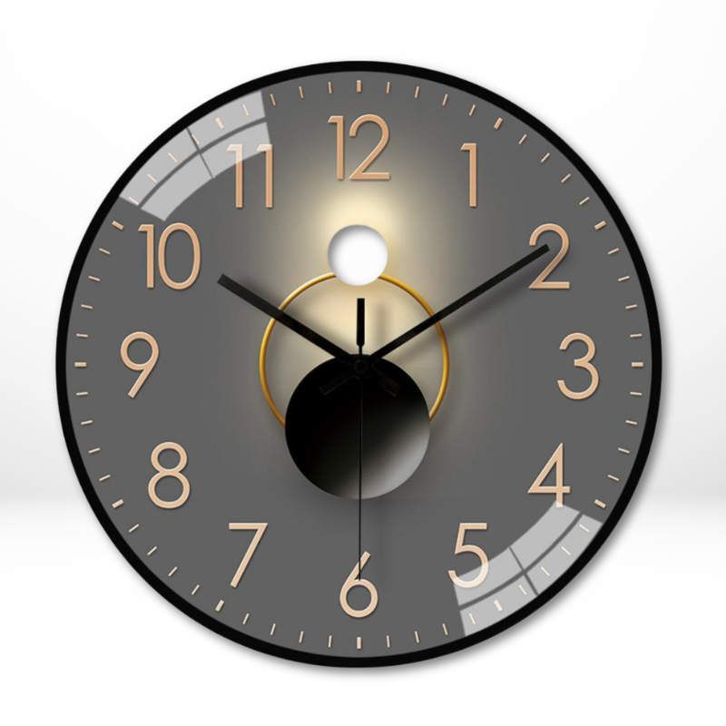 Luxe Round Wall Clock – Timeless Design and Silent Serenity