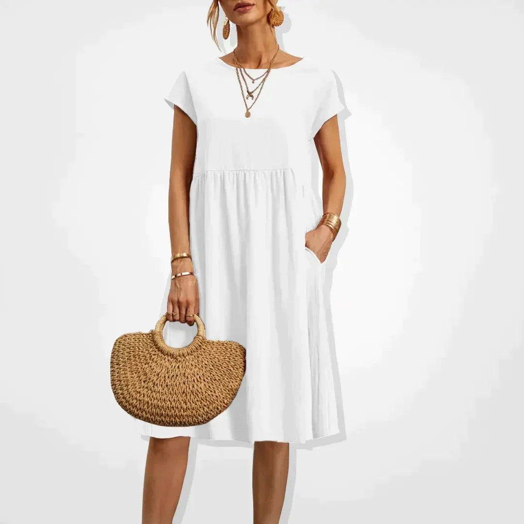 Iris Summer Dress - For Elegance and Freedom