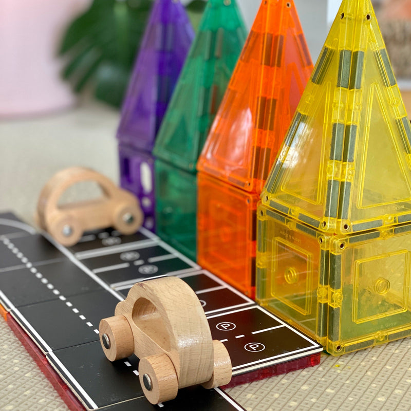 Magnetic Path Tiles - Creative Building Set for Kids