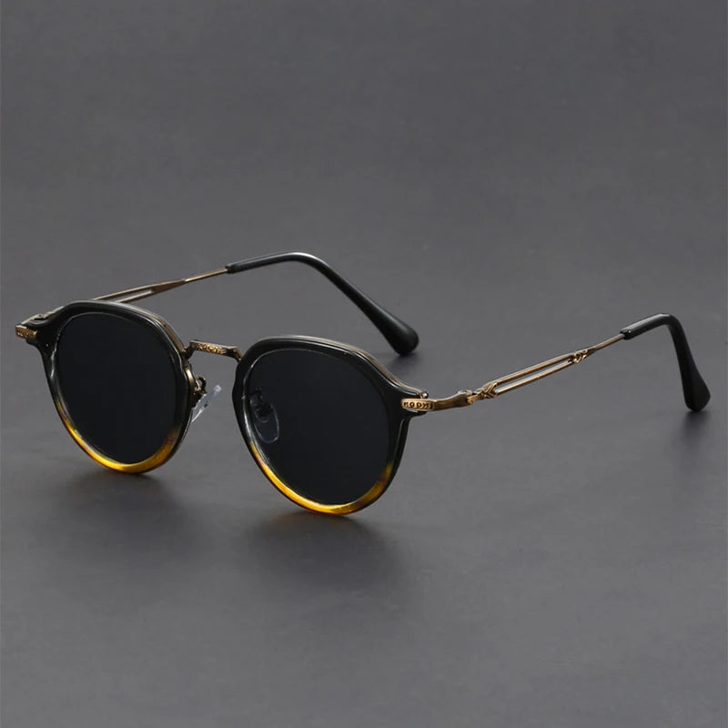 Vintage Round Sunglasses for Men – Stylish and Protective