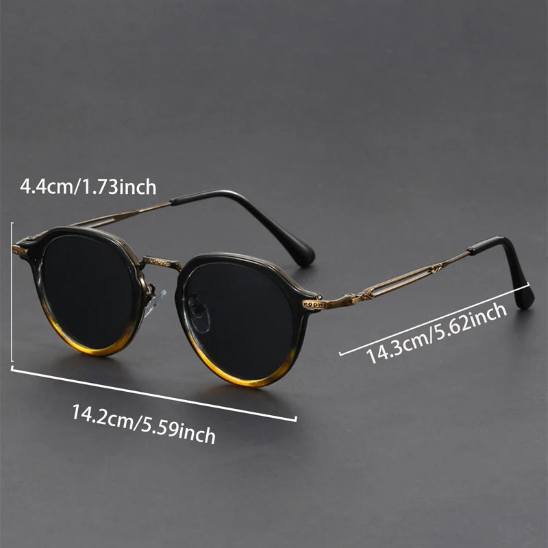 Vintage Round Sunglasses for Men – Stylish and Protective