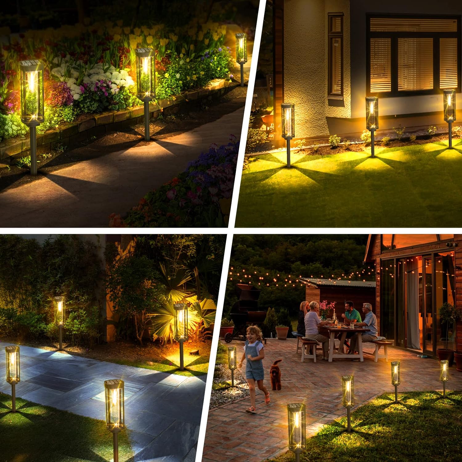 EcoGlow Solar Lantern – Weather-Resistant Outdoor Lighting with Warm LED Light