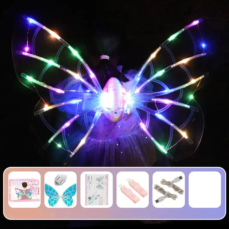 Magical Electric Fairy Wings – Radiant and Playful