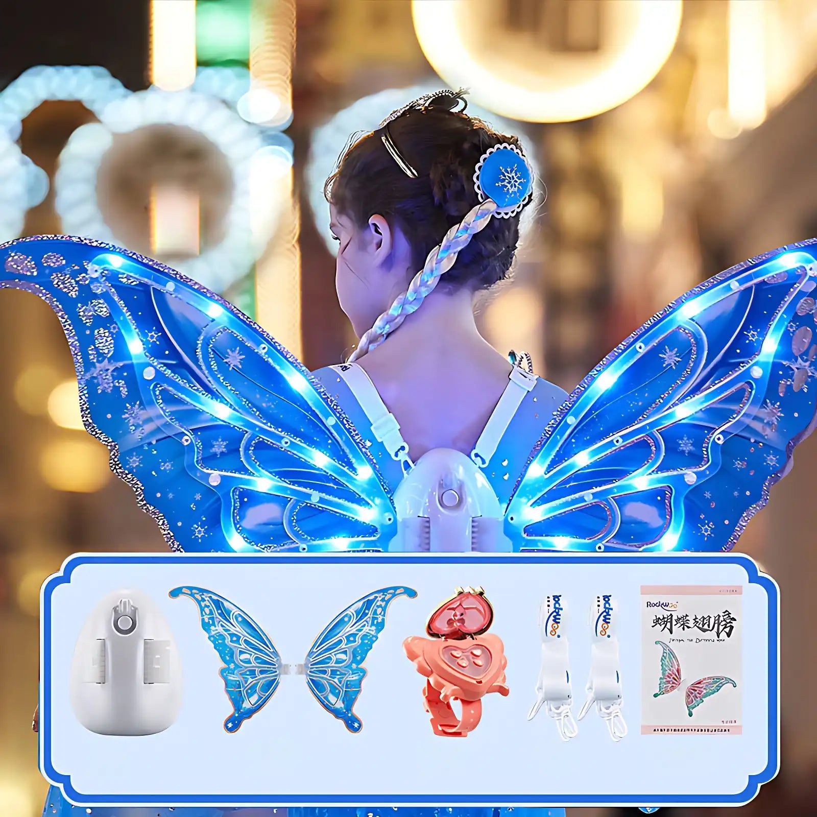 Magical Electric Fairy Wings – Radiant and Playful