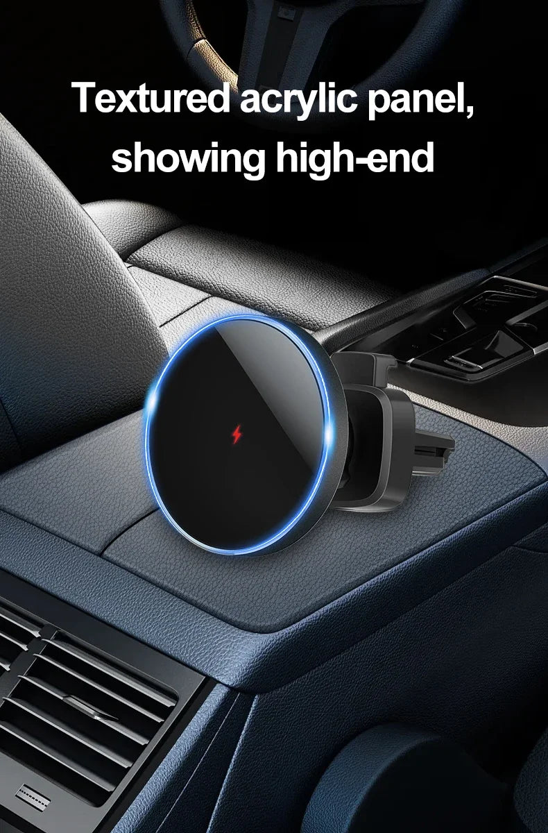 MagCharge Car Holder – Secure Mount with Fast Wireless Power