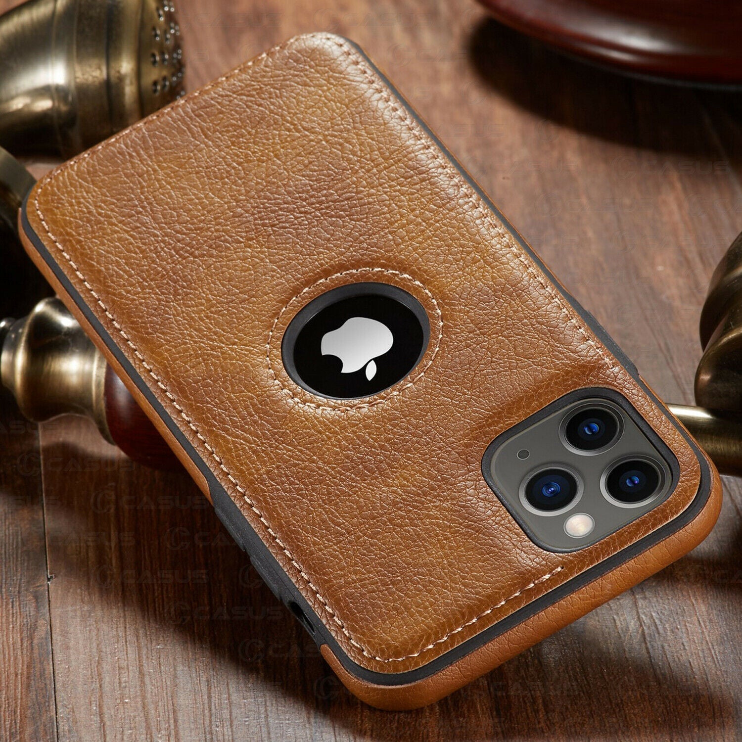 Luxury Leather iPhone Case – Business & Protective