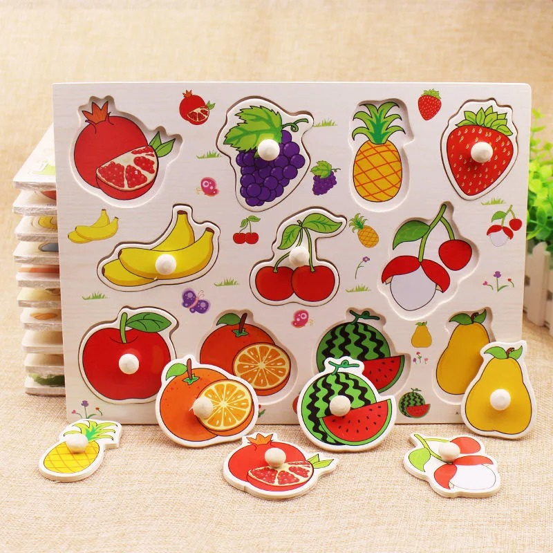 Wooden Puzzles - Educational Play Experience with Various Themes