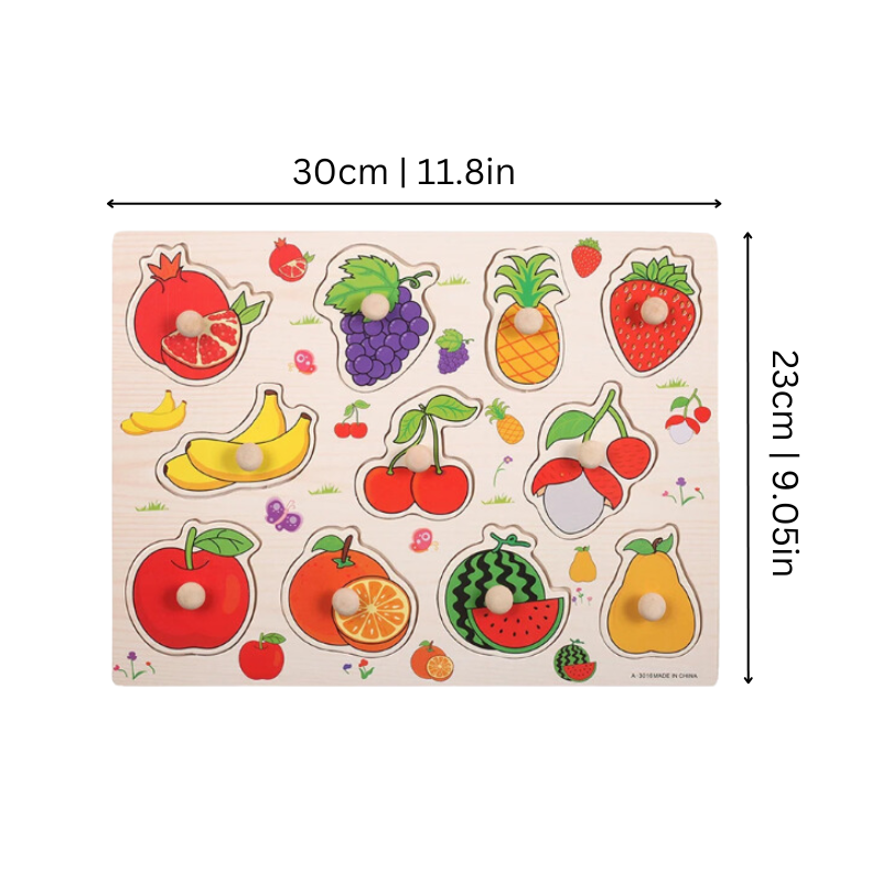 Wooden Puzzles - Educational Play Experience with Various Themes