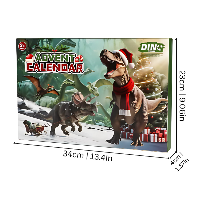 DinoDiscovery Advent Calendar – 24 Figurines for Festive Play