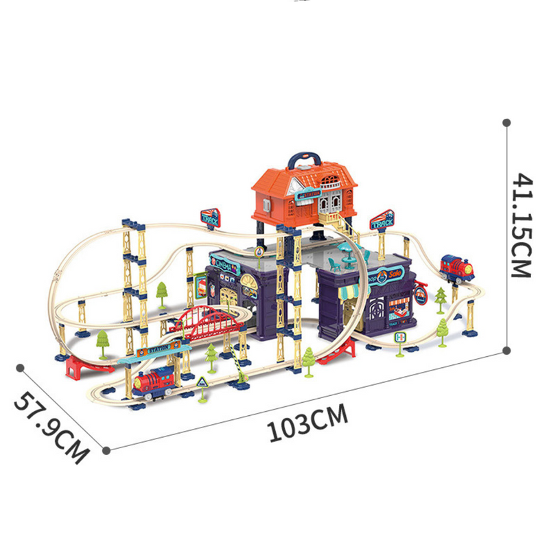 Adventurous Train Track Playset – Endless Building Fun for Kids