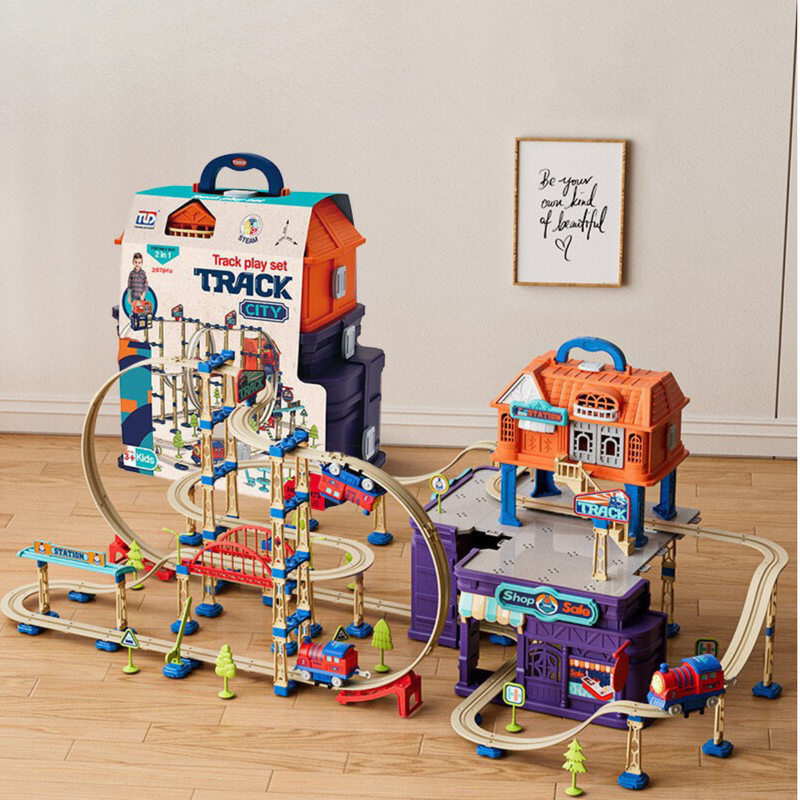 Adventurous Train Track Playset – Endless Building Fun for Kids