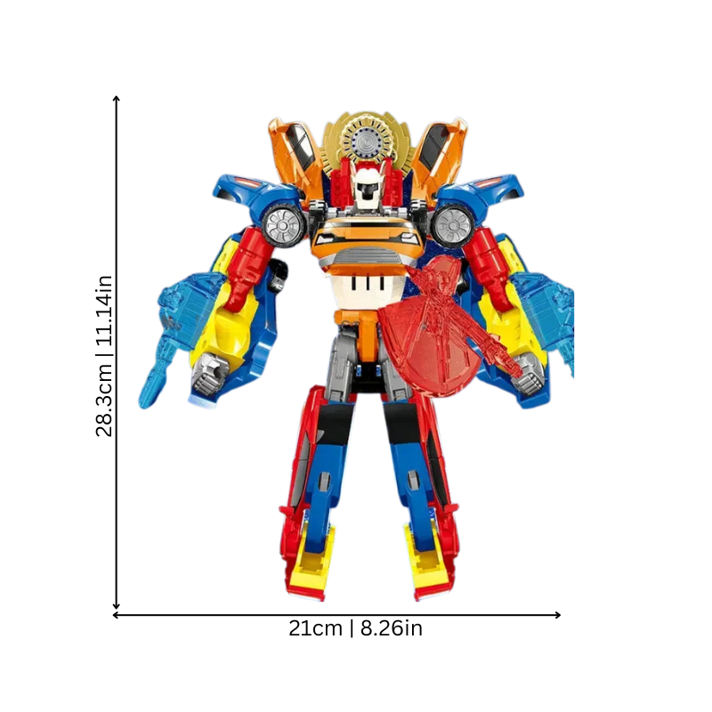 Kids’ 3-in-1 Transforming Robot Toy – Car & Jet Conversion