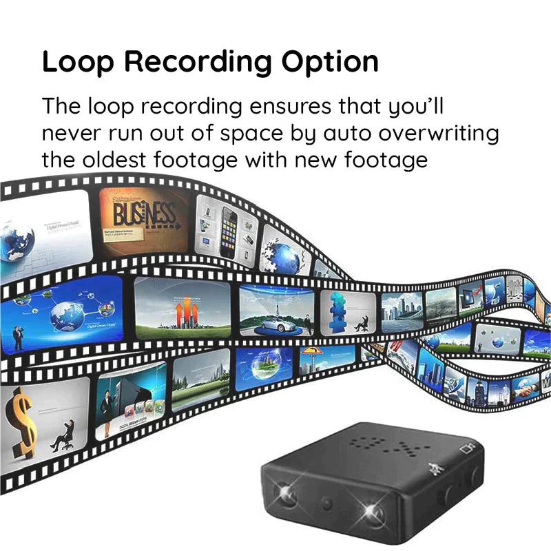 Mini HD Video Camera – Portable and Discreet with Audio Recording