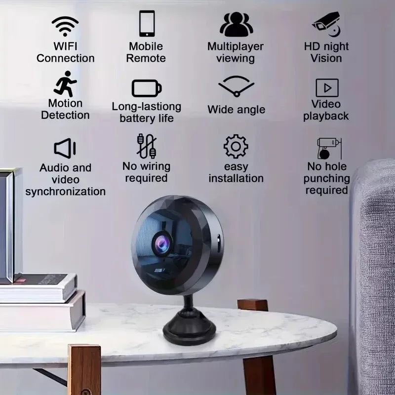 Magnetic Mini WiFi Camera – Discreet and Reliable for Day and Night