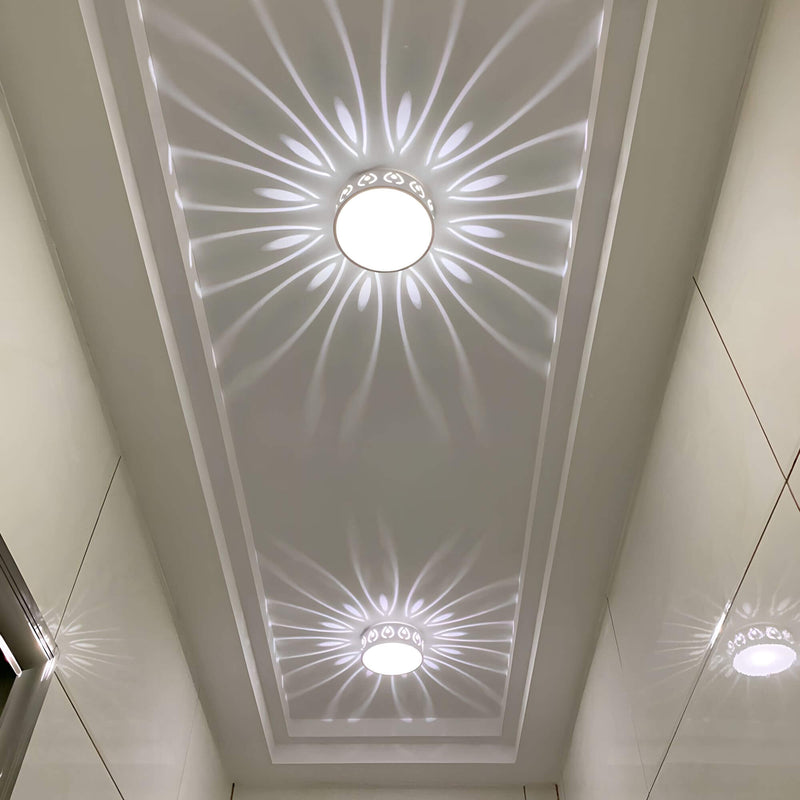Aurora LED Ceiling Lamp - Atmospheric Lighting with Elegant Patterns