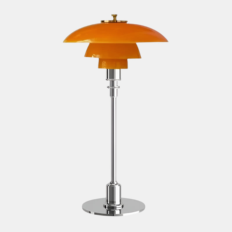 Design Table Lamp with Glass Shade – Atmospheric Light and Minimalist Elegance