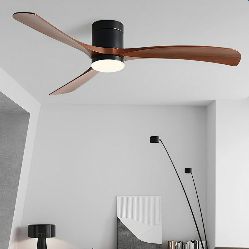 Design Ceiling Fan with LED – Whisper-Quiet Comfort and Modern Light