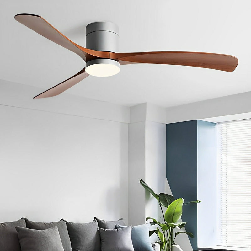Design Ceiling Fan with LED – Whisper-Quiet Comfort and Modern Light