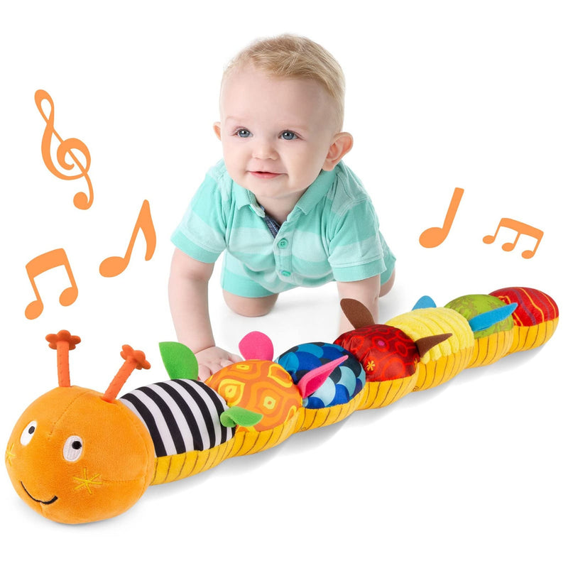 Musical Caterpillar Plush - Interactive and Soft