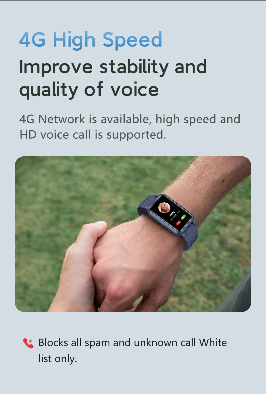 SafeTime Seniors Smartwatch – Fall Detection and SOS Function