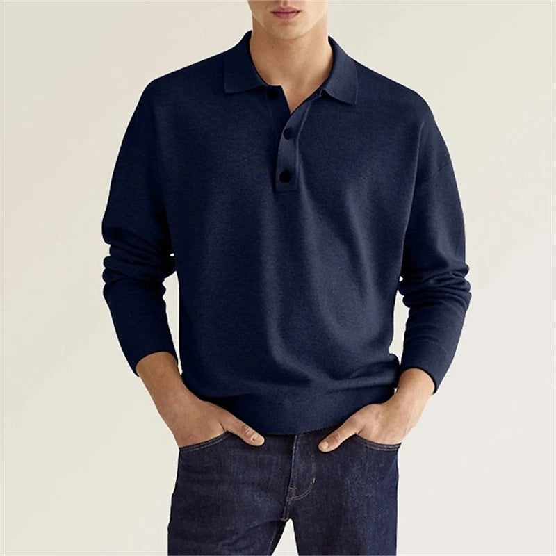 Men's Polo Sweater – Stylish and Comfortable for Every Day