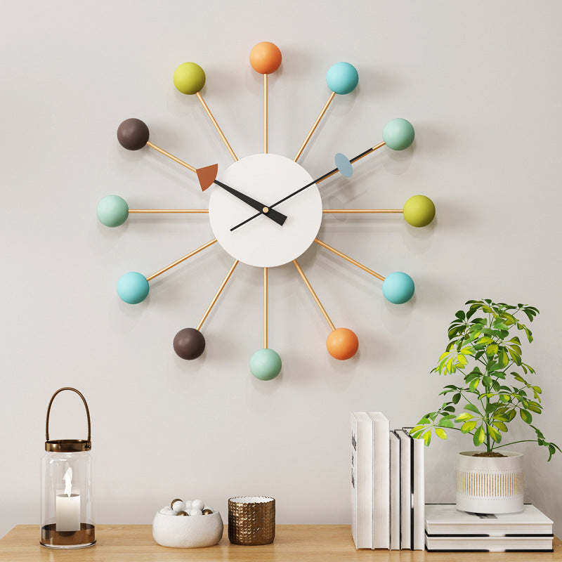 Modern Wall Clock with Dots – Stylish and Silent