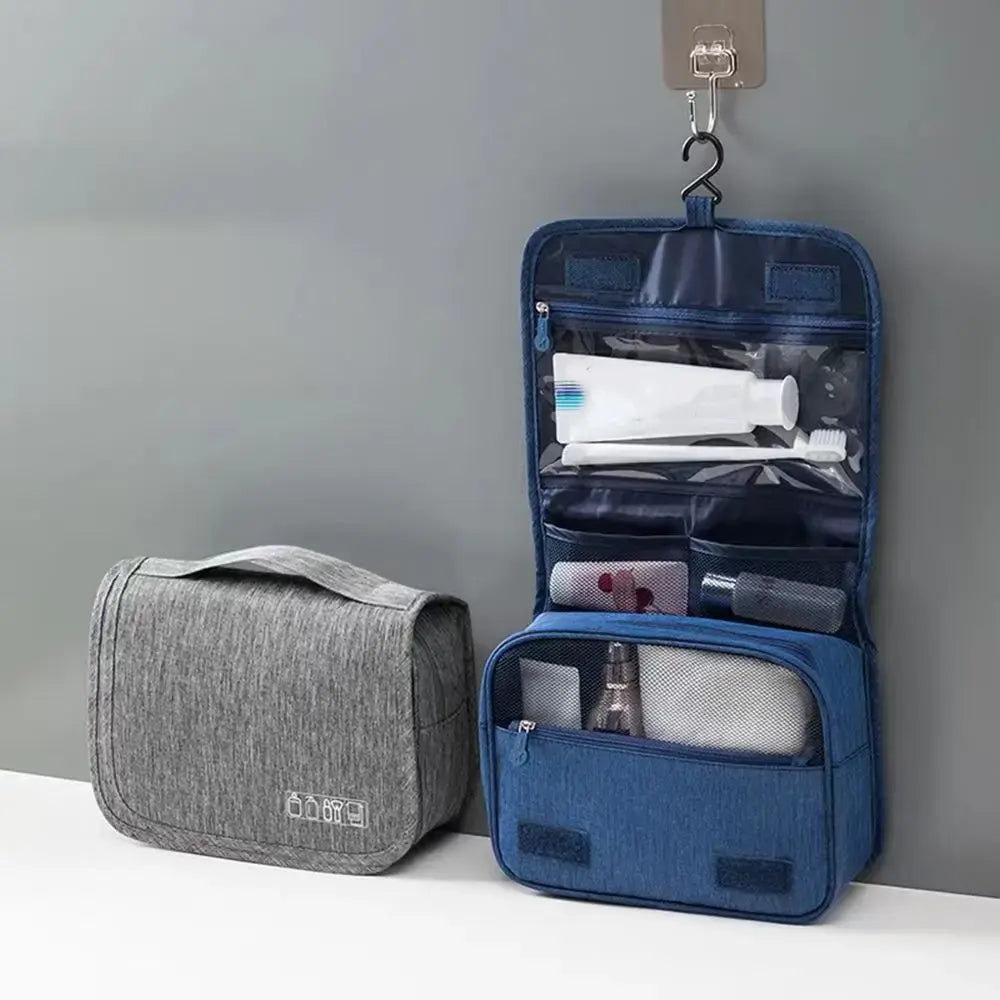 CompactCare Toiletry Bag – Foldable, Water-Resistant, and Practical for Travel