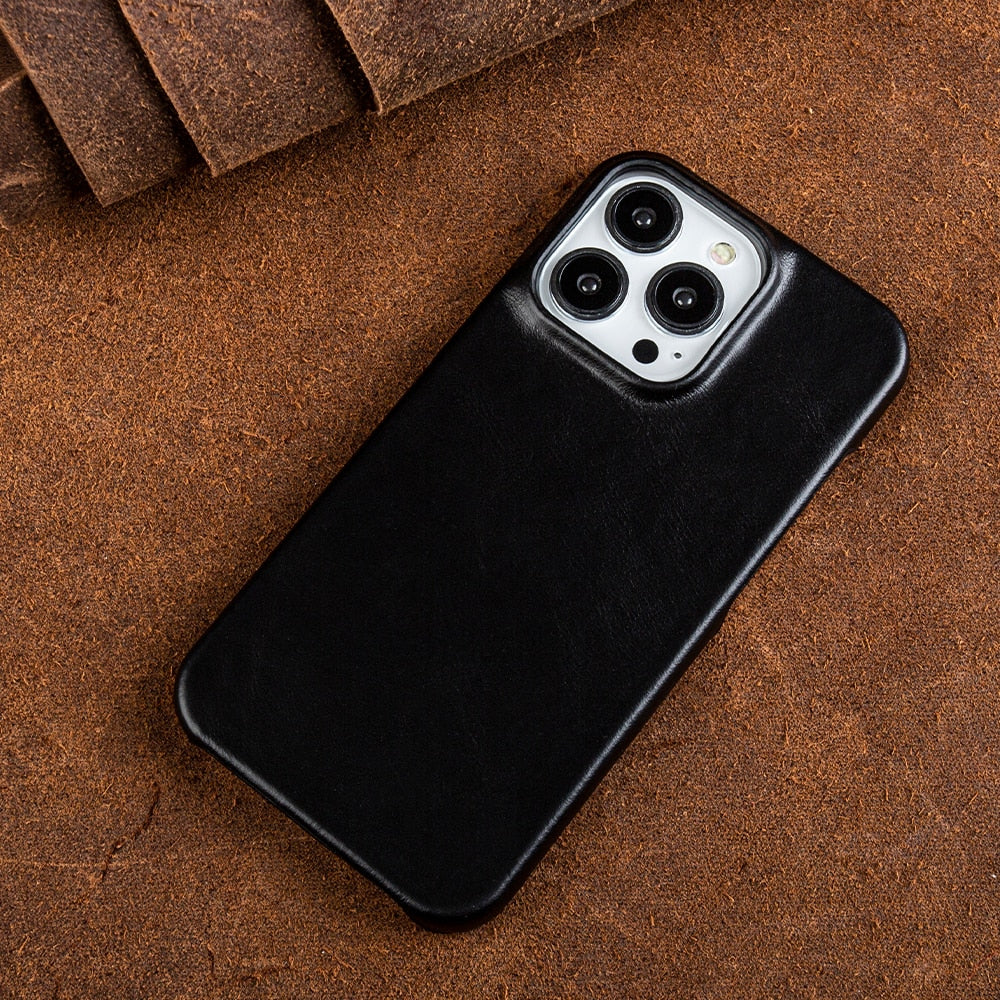 Exclusive Leather Phone Case – MagSafe Compatible and Durable
