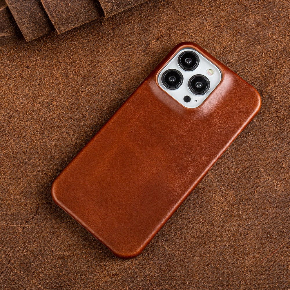 Exclusive Leather Phone Case – MagSafe Compatible and Durable