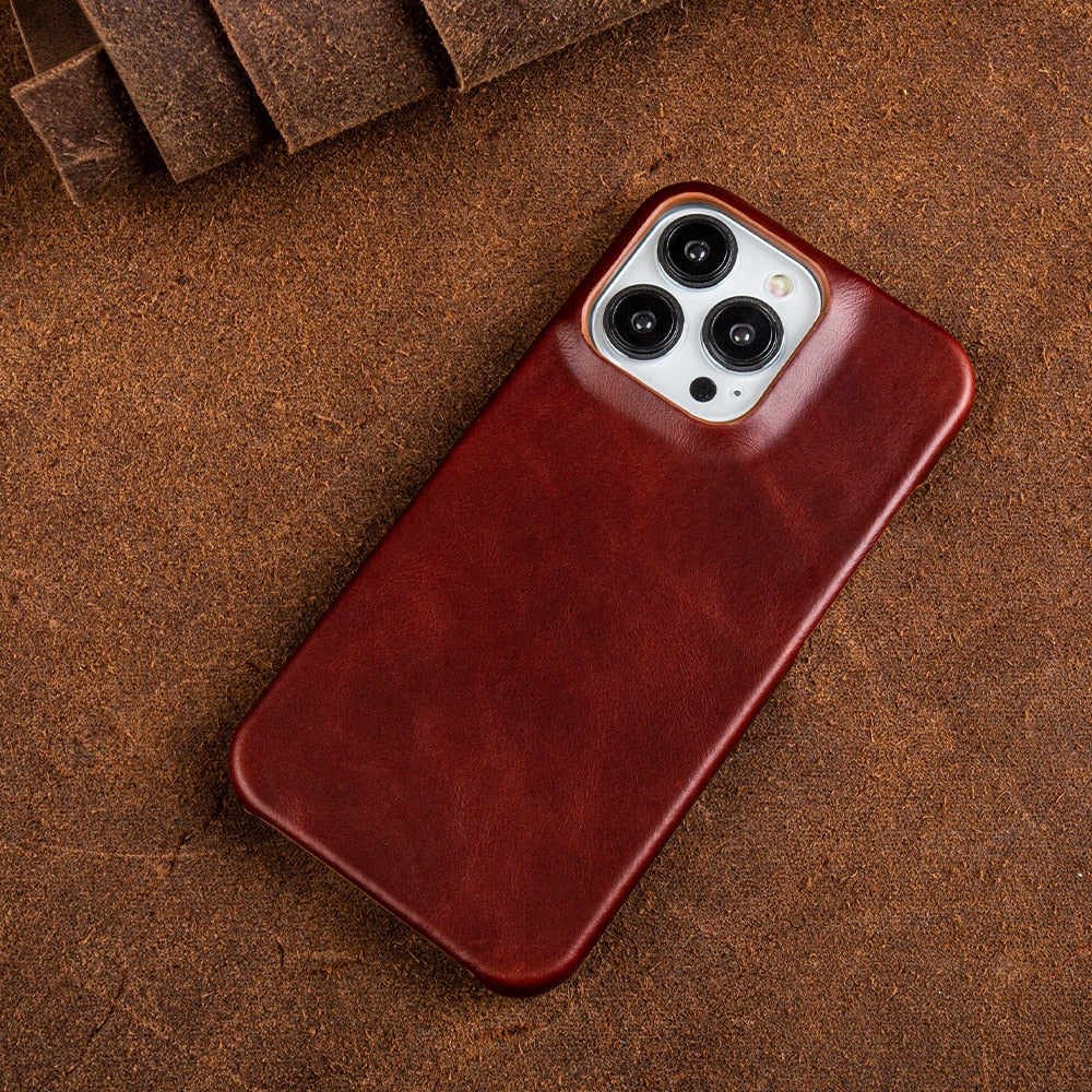 Exclusive Leather Phone Case – MagSafe Compatible and Durable