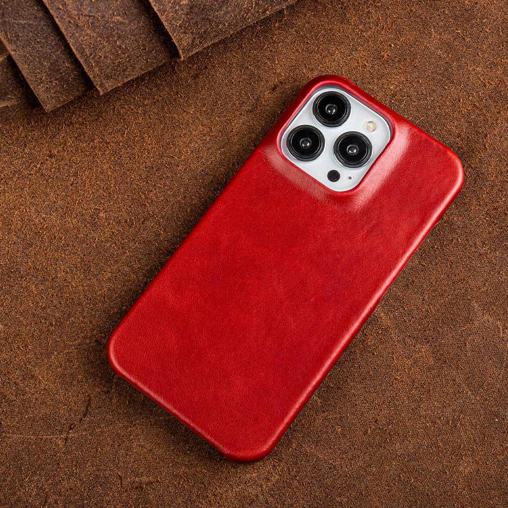 Exclusive Leather Phone Case – MagSafe Compatible and Durable