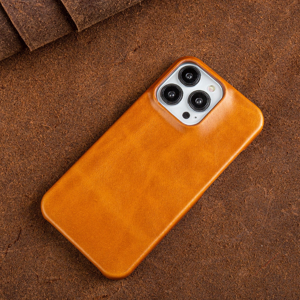 Exclusive Leather Phone Case – MagSafe Compatible and Durable