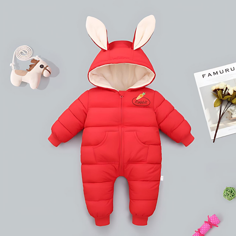 Rabbit - Soft Baby Jumpsuit - Irresistibly Cute and Comfortable