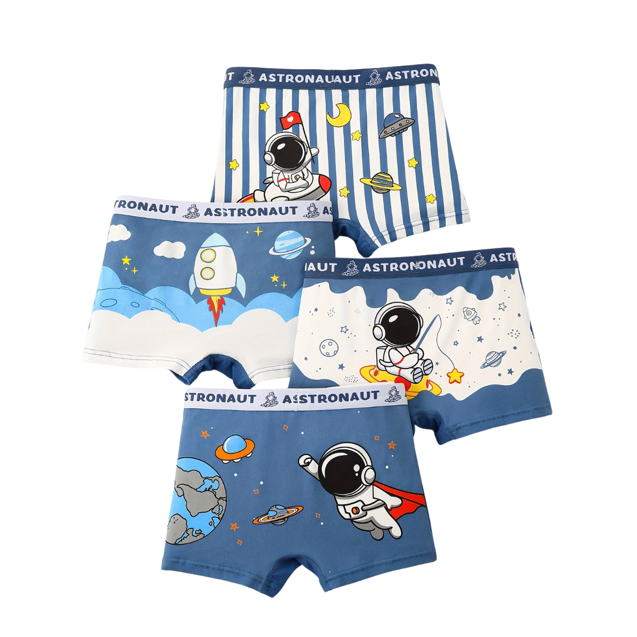 Space Adventure Underwear Set - Comfort for Young Astronauts