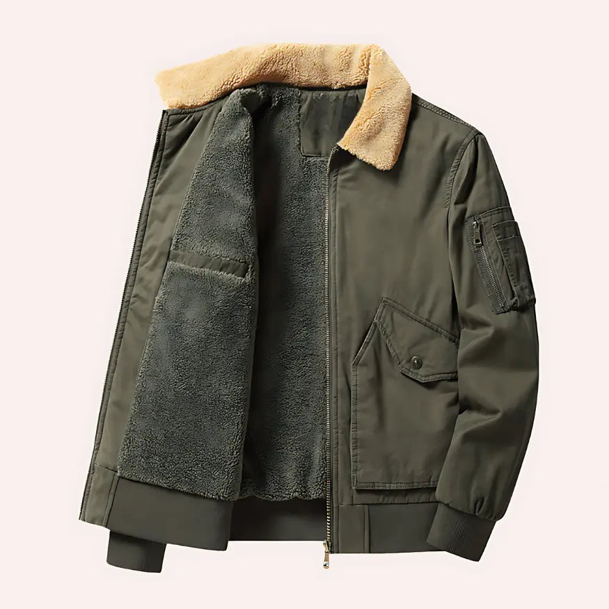 SoftNest - Bomber Jacket with Warm Lining