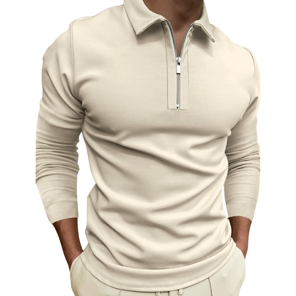 Angelo - Sweater with Zipper Collar