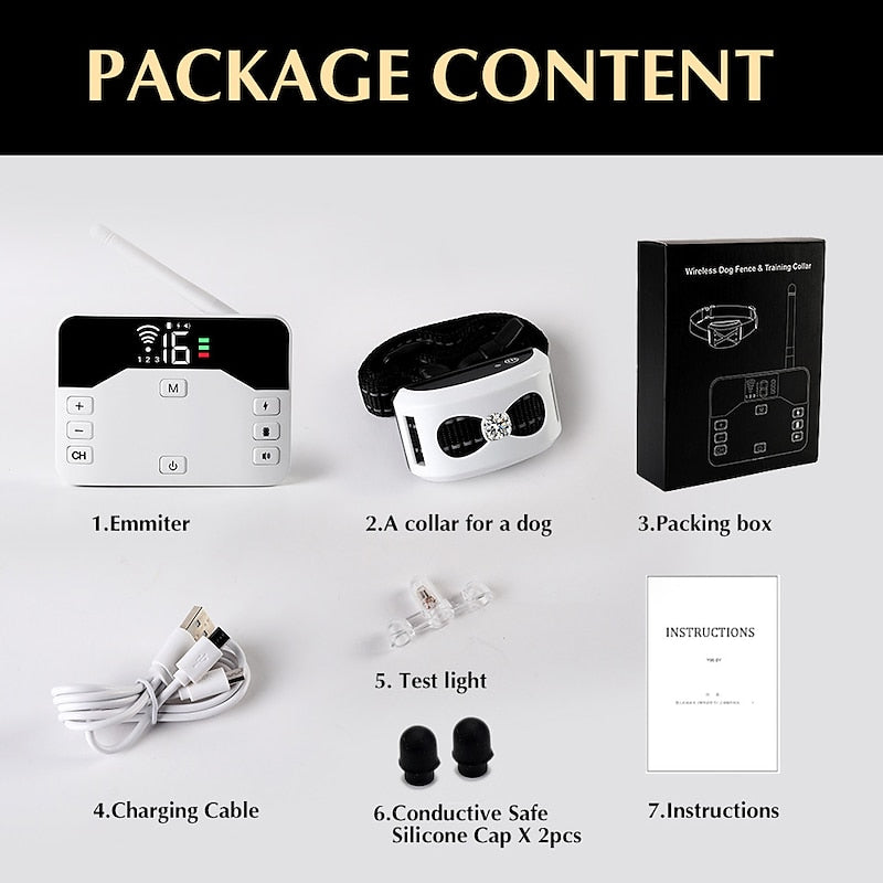 PawGuard Wireless Dog Collar - Freedom and Safety for Your Dog