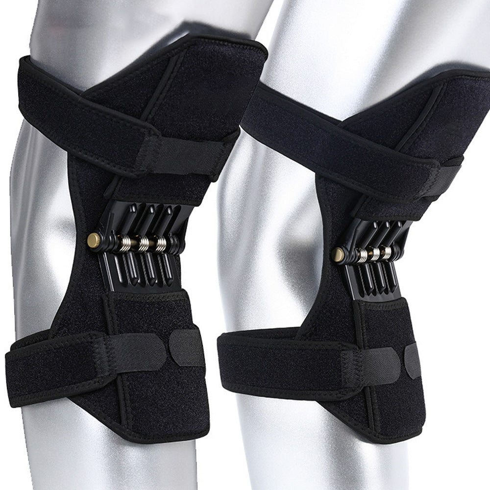 Adjustable Knee Support with Spring Mechanism – For Sports and Daily Use