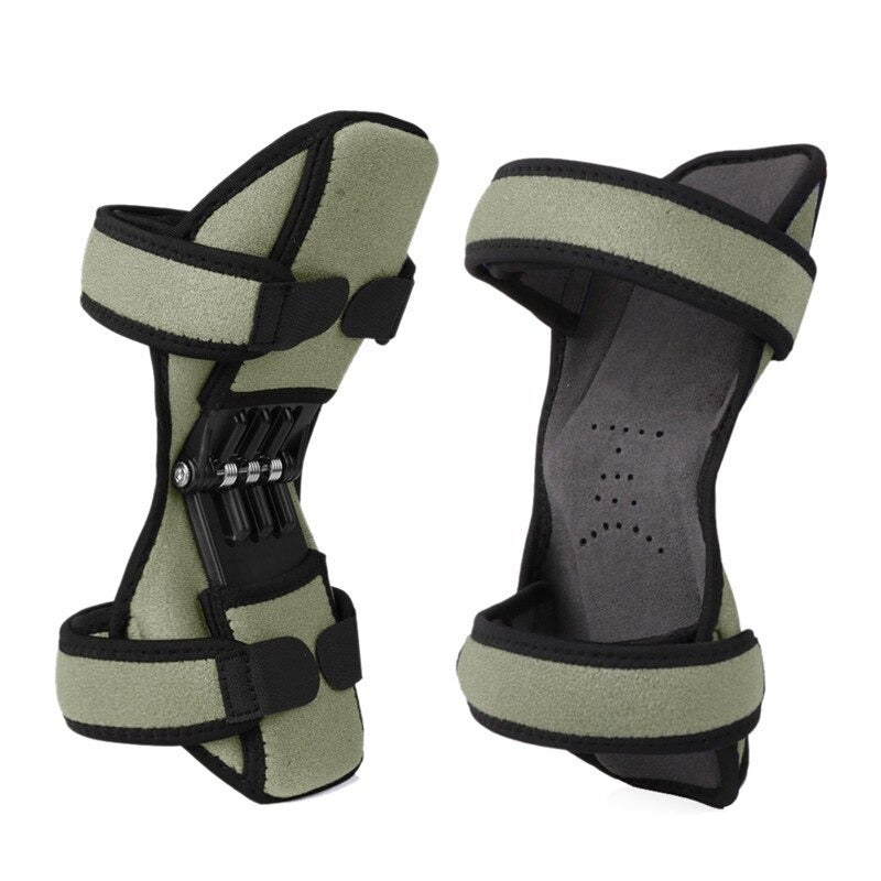 Adjustable Knee Support with Spring Mechanism – For Sports and Daily Use