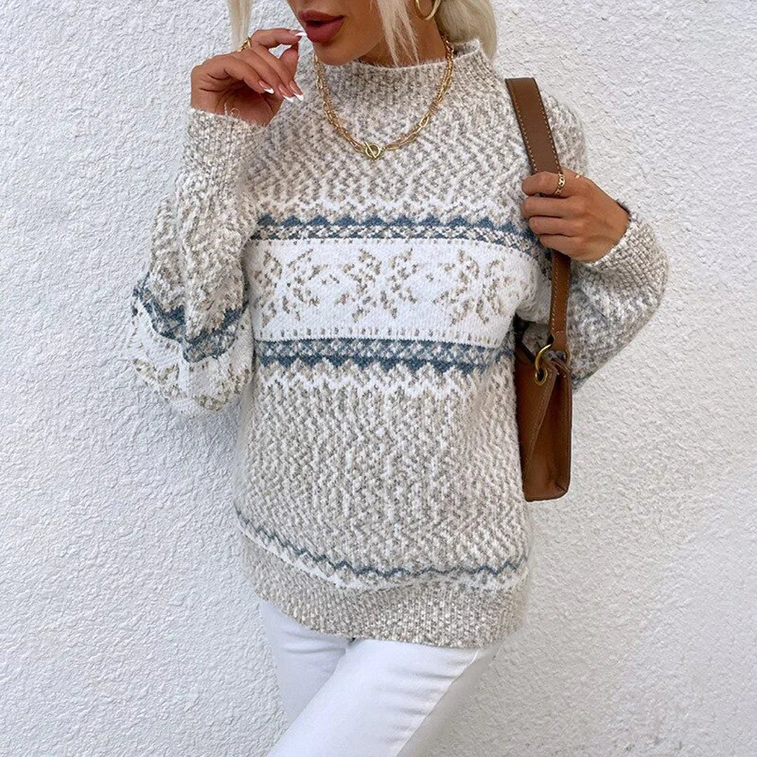 Sophie Knitted Christmas Sweater - For a Cozy Winter Look