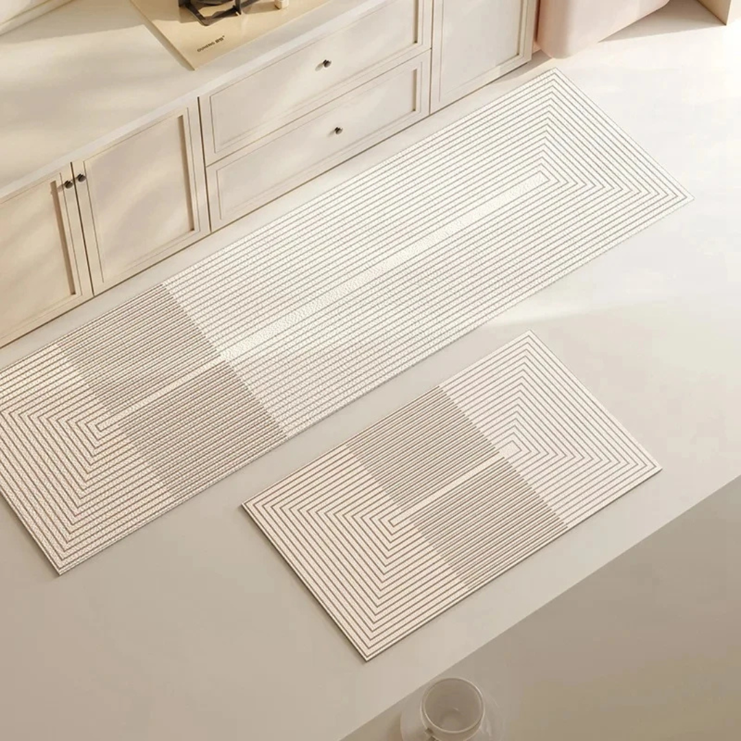 Oval Kitchen Mat – Absorbent and Non-Slip for Dry and Safe Floors