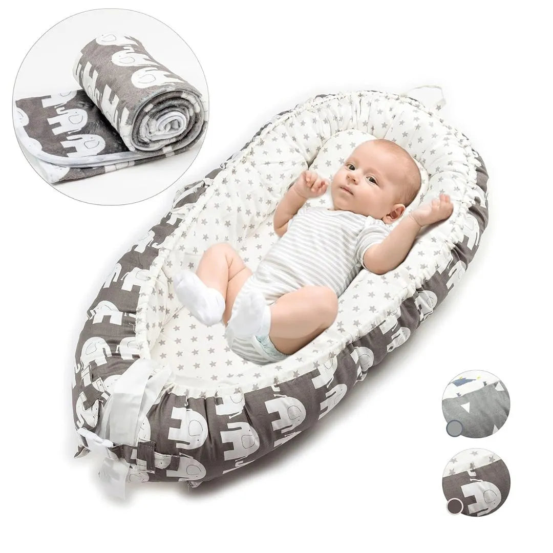 Baby Nest with Star Pattern – Safe and Snug